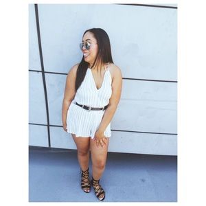 LF Striped Romper